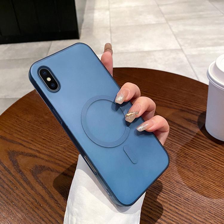 For iPhone XS Max Ice Fog MagSafe PC Phone Case(Titanium Blue)
For iPhone XS Max Ice Fog MagSafe PC Phone Case(Titanium Blue)