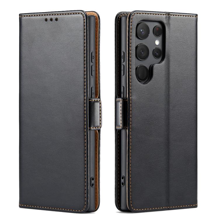 For Samsung Galaxy S25 Ultra 5G Fierre Shann PU Genuine Leather Texture Phone Case(Black)
For Samsung Galaxy S25 Ultra 5G Fierre Shann PU Genuine Leather Texture Phone Case(Black)
