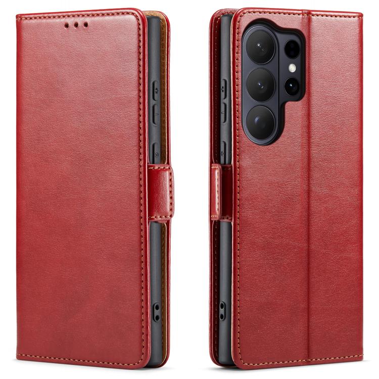 For Samsung Galaxy S26 Ultra 5G Fierre Shann PU Genuine Leather Texture Phone Case(Red)
For Samsung Galaxy S26 Ultra 5G Fierre Shann PU Genuine Leather Texture Phone Case(Red)