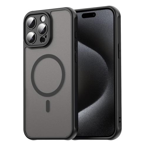 For iPhone 15 Pro Max Fan Dun Series TPU Hybrid PC Frosted Magsafe Phone Case(Black)
For iPhone 15 Pro Max Fan Dun Series TPU Hybrid PC Frosted Magsafe Phone Case(Black)