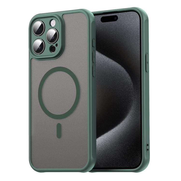 For iPhone 15 Pro Max Fan Dun Series TPU Hybrid PC Frosted Magsafe Phone Case(Green)
For iPhone 15 Pro Max Fan Dun Series TPU Hybrid PC Frosted Magsafe Phone Case(Green)