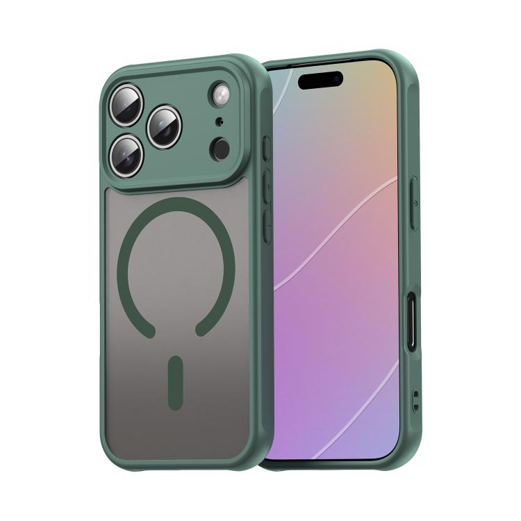 For iPhone 17 Pro Fan Dun Series TPU Hybrid PC Frosted Magsafe Phone Case(Green)
For iPhone 17 Pro Fan Dun Series TPU Hybrid PC Frosted Magsafe Phone Case(Green)