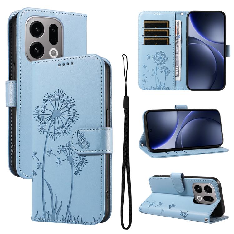 For OPPO Find X9 Dandelion Embossed Pattern Flip Leather Phone Case(Sky Blue)
For OPPO Find X9 Dandelion Embossed Pattern Flip Leather Phone Case(Sky Blue)