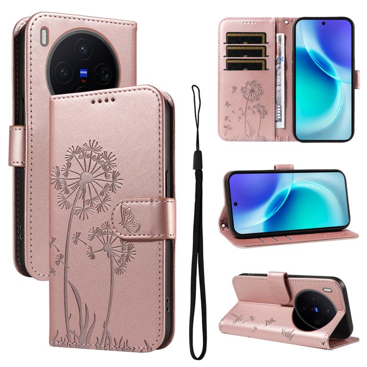 For vivo X300 Dandelion Embossed Pattern Flip Leather Phone Case(Rose Gold)
For vivo X300 Dandelion Embossed Pattern Flip Leather Phone Case(Rose Gold)