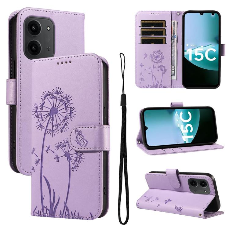 For Redmi 15C 5G / 4G Global 171mm Dandelion Embossed Pattern Flip Leather Phone Case(Purple)
For Redmi 15C 5G / 4G Global 171mm Dandelion Embossed Pattern Flip Leather Phone Case(Purple)