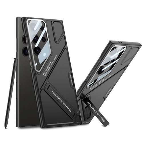 For Samsung Galaxy S24 Ultra 5G GKK Mech Style Ultra-thin Folding Holder Phone Case, Not Included Pen(Black)
For Samsung Galaxy S24 Ultra 5G GKK Mech Style Ultra-thin Folding Holder Phone Case, Not Included Pen(Black)