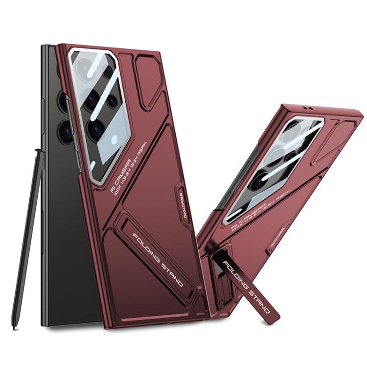 For Samsung Galaxy S24 Ultra 5G GKK Mech Style Ultra-thin Folding Holder Phone Case, Not Included Pen(Red)
For Samsung Galaxy S24 Ultra 5G GKK Mech Style Ultra-thin Folding Holder Phone Case, Not Included Pen(Red)