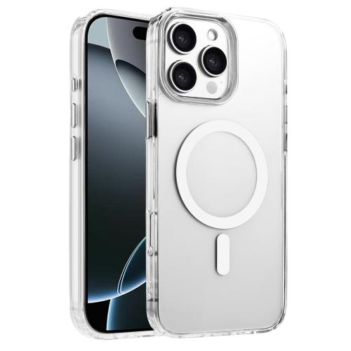 For iPhone 16 Pro High Transparency TPU Hybrid PC MagSafe Magnetic Phone Case(White)
For iPhone 16 Pro High Transparency TPU Hybrid PC MagSafe Magnetic Phone Case(White)