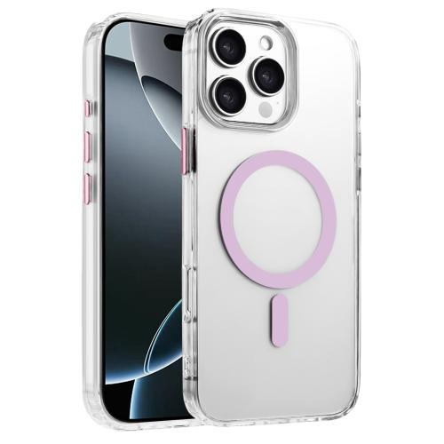 For iPhone 16 Pro High Transparency TPU Hybrid PC MagSafe Magnetic Phone Case(Pink)
For iPhone 16 Pro High Transparency TPU Hybrid PC MagSafe Magnetic Phone Case(Pink)