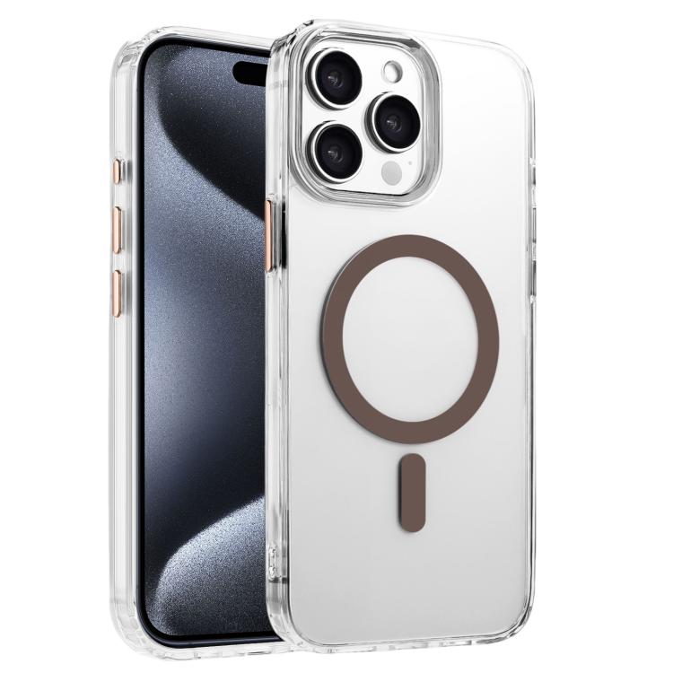For iPhone 15 Pro Max High Transparency TPU Hybrid PC MagSafe Magnetic Phone Case(Desert Gold)
For iPhone 15 Pro Max High Transparency TPU Hybrid PC MagSafe Magnetic Phone Case(Desert Gold)