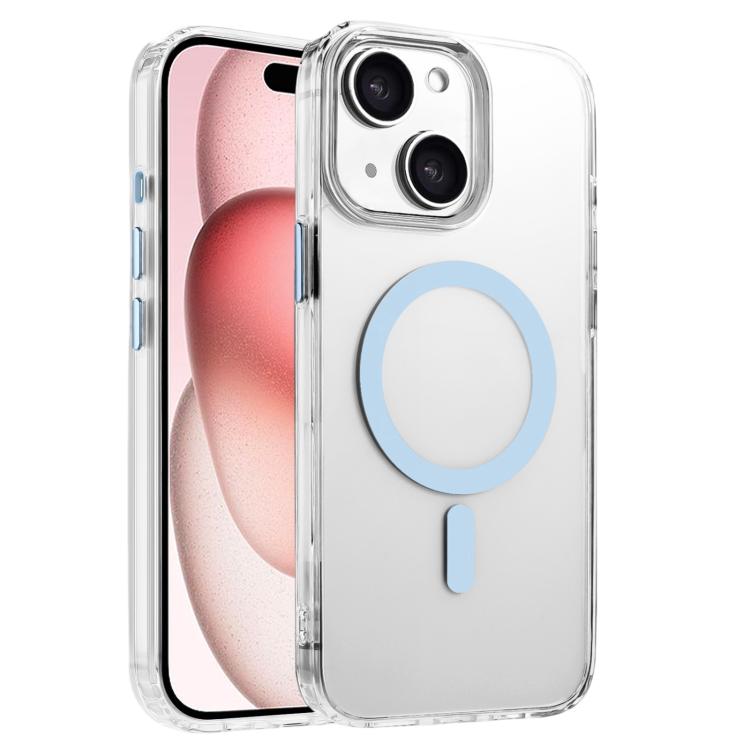 For iPhone 15 High Transparency TPU Hybrid PC MagSafe Magnetic Phone Case(Sky Blue)
For iPhone 15 High Transparency TPU Hybrid PC MagSafe Magnetic Phone Case(Sky Blue)