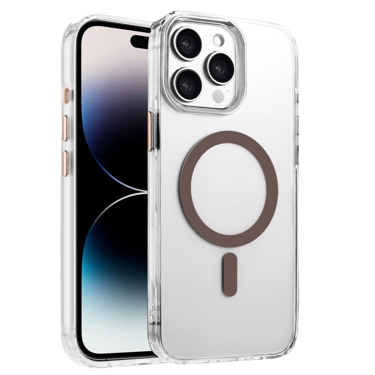 For iPhone 14 Pro High Transparency TPU Hybrid PC MagSafe Magnetic Phone Case(Desert Gold)
For iPhone 14 Pro High Transparency TPU Hybrid PC MagSafe Magnetic Phone Case(Desert Gold)