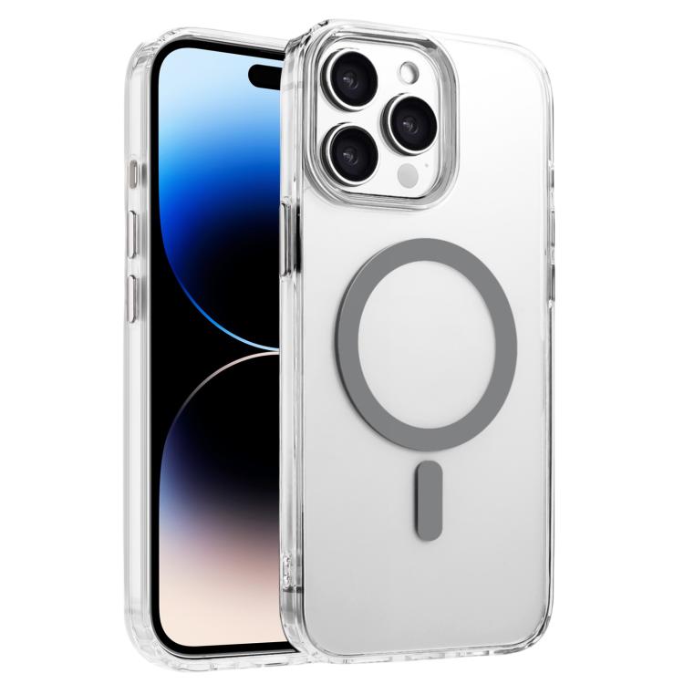 For iPhone 14 Pro Max High Transparency TPU Hybrid PC MagSafe Magnetic Phone Case(Grey)
For iPhone 14 Pro Max High Transparency TPU Hybrid PC MagSafe Magnetic Phone Case(Grey)