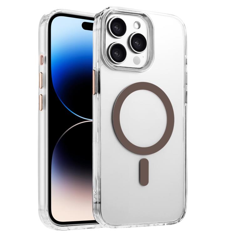 For iPhone 14 Pro Max High Transparency TPU Hybrid PC MagSafe Magnetic Phone Case(Desert Gold)
For iPhone 14 Pro Max High Transparency TPU Hybrid PC MagSafe Magnetic Phone Case(Desert Gold)