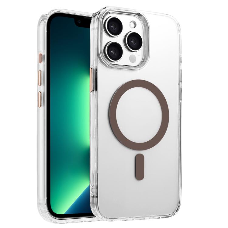 For iPhone 13 Pro Max High Transparency TPU Hybrid PC MagSafe Magnetic Phone Case(Desert Gold)
For iPhone 13 Pro Max High Transparency TPU Hybrid PC MagSafe Magnetic Phone Case(Desert Gold)