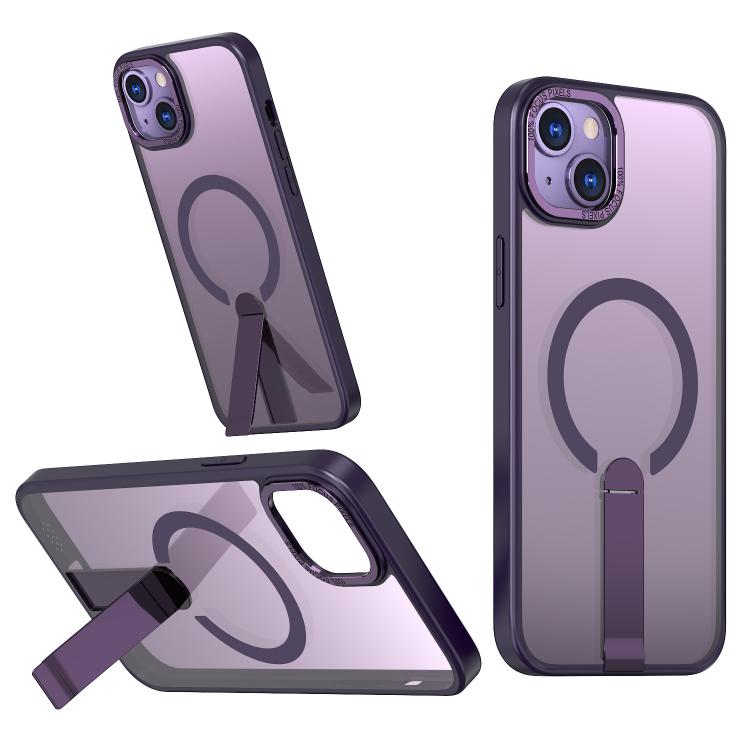 For iPhone 13 Star Shine Series TPU + PC MagSafe Phone Case with Fold Holder(Purple)
For iPhone 13 Star Shine Series TPU + PC MagSafe Phone Case with Fold Holder(Purple)