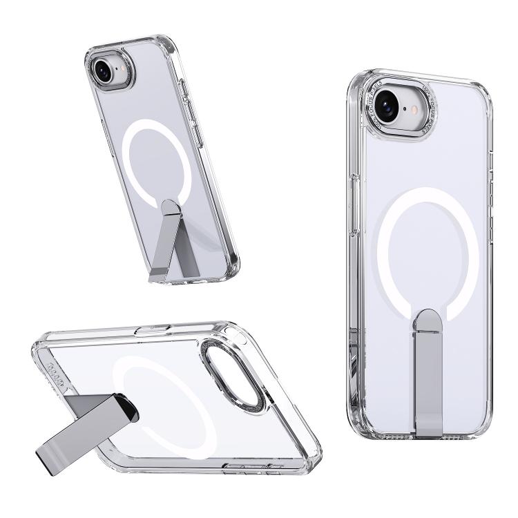 For iPhone 16e Star Shine Series TPU + PC MagSafe Phone Case with Fold Holder(Transparent)
For iPhone 16e Star Shine Series TPU + PC MagSafe Phone Case with Fold Holder(Transparent)