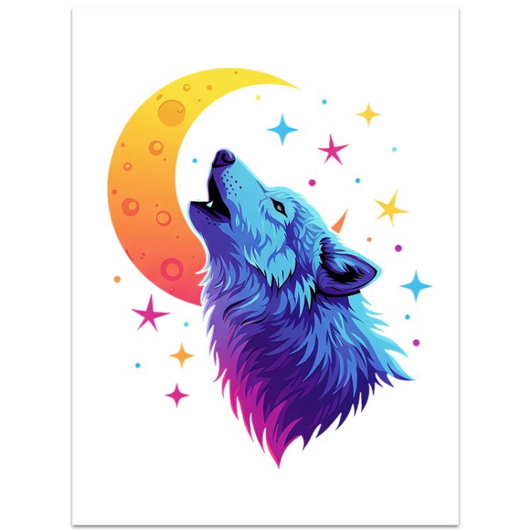 Moon Wolf Frameless EPSON Inkjet 320g Canvas Decorative Painting Print On Your Demand, Size:13x18cm
Moon Wolf Frameless EPSON Inkjet 320g Canvas Decorative Painting Print On Your Demand, Size:13x18cm