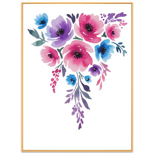 Watercolor Flowers Decorative Painting with Aluminum Alloy Frame Print On Your Demand, Size:15x20cm
Watercolor Flowers Decorative Painting with Aluminum Alloy Frame Print On Your Demand, Size:15x20cm
