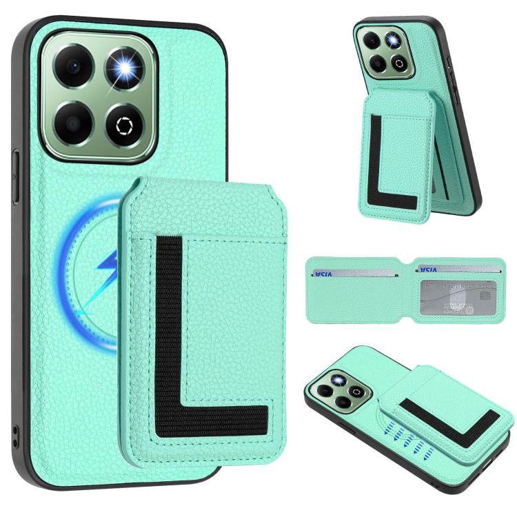 For Honor X6b CX01 Detachable Magsafe Magnetic Card Bag Phone Case(Mint Green)
For Honor X6b CX01 Detachable Magsafe Magnetic Card Bag Phone Case(Mint Green)