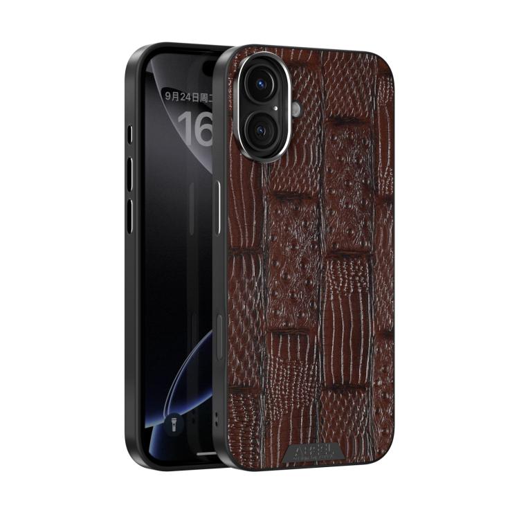For iPhone 16 Plus ABEEL Beast Pattern 6D Micro-Embossed MagSafe Genuine Leather Phone Case(Brown)
For iPhone 16 Plus ABEEL Beast Pattern 6D Micro-Embossed MagSafe Genuine Leather Phone Case(Brown)