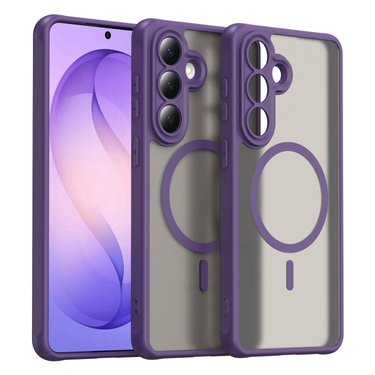 For Galaxy S26+ 5G Fan Dun Series TPU Hybrid PC Frosted Magsafe Phone Case(Purple)
For Galaxy S26+ 5G Fan Dun Series TPU Hybrid PC Frosted Magsafe Phone Case(Purple)