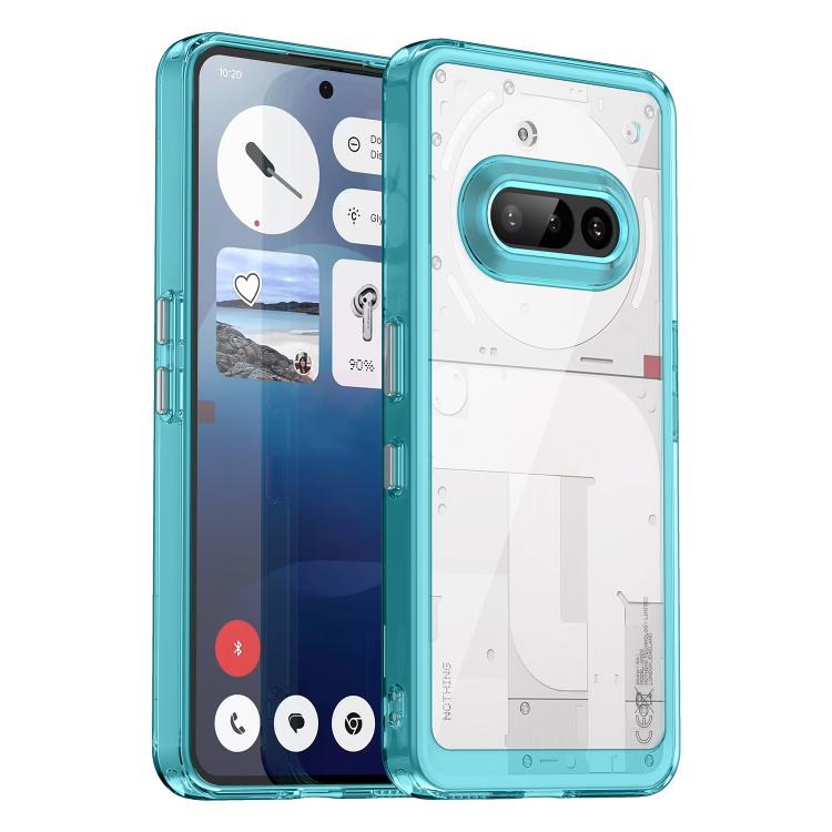 For Nothing Phone 3a Colorful Series Acrylic Hybrid TPU Phone Case(Transparent Blue)
For Nothing Phone 3a Colorful Series Acrylic Hybrid TPU Phone Case(Transparent Blue)
