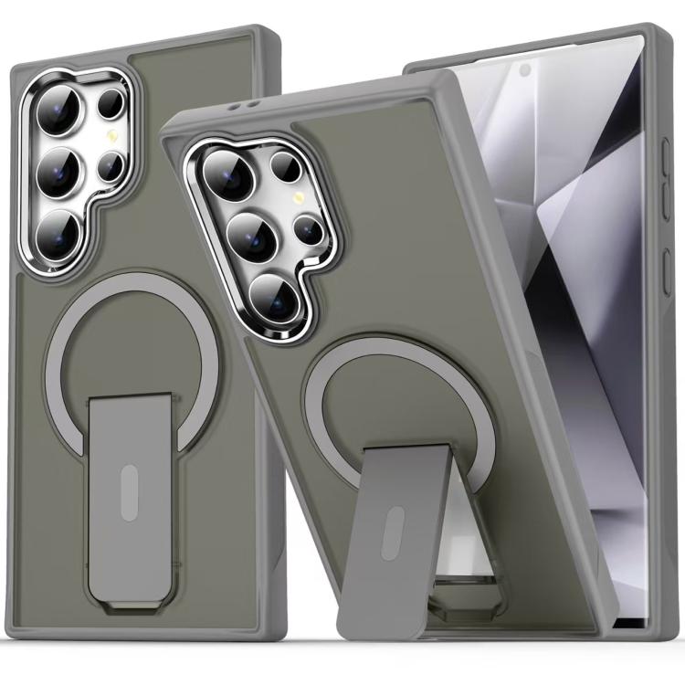 For Samsung Galaxy S25 Ultra 5G Acrylic Hybrid TPU MagSafe Holder Phone Case(Titanium Grey)
For Samsung Galaxy S25 Ultra 5G Acrylic Hybrid TPU MagSafe Holder Phone Case(Titanium Grey)