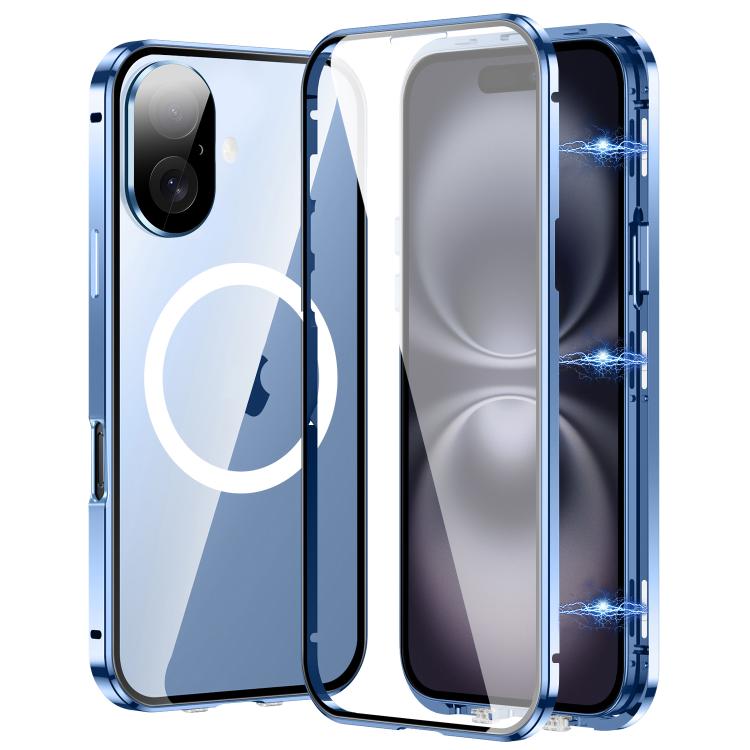 For iPhone 16 360 Full Body Magnetic Frosted MagSafe Phone Case(Sierra Blue)
For iPhone 16 360 Full Body Magnetic Frosted MagSafe Phone Case(Sierra Blue)