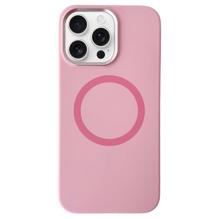 For iPhone 15 Pro Max Metal Frame Liquid Silicone MagSafe Phone Case(Peach Pink)
For iPhone 15 Pro Max Metal Frame Liquid Silicone MagSafe Phone Case(Peach Pink)