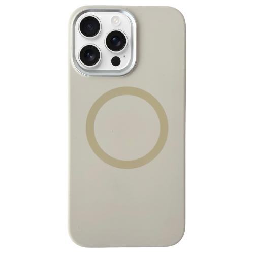 For iPhone 14 Pro Max Metal Frame Liquid Silicone MagSafe Phone Case(Milk Tea White)
For iPhone 14 Pro Max Metal Frame Liquid Silicone MagSafe Phone Case(Milk Tea White)
