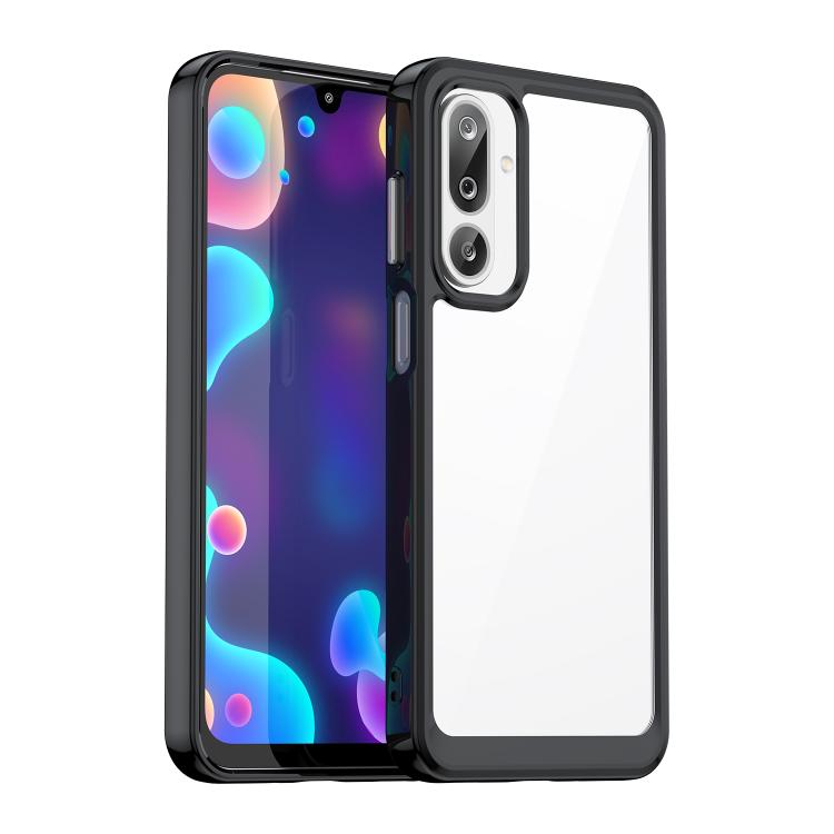For Samsung Galaxy M36 5G Colorful Series Acrylic Hybrid TPU Phone Case(Black)
For Samsung Galaxy M36 5G Colorful Series Acrylic Hybrid TPU Phone Case(Black)