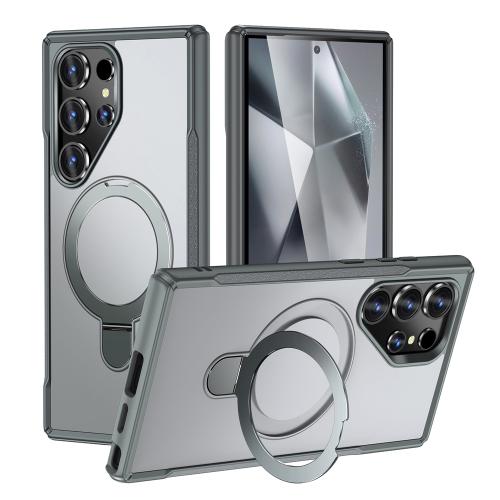 For Samsung Galaxy S24 Ultra 5G Skin Feel Magnetic Holder MagSafe Phone Case(Grey)
For Samsung Galaxy S24 Ultra 5G Skin Feel Magnetic Holder MagSafe Phone Case(Grey)