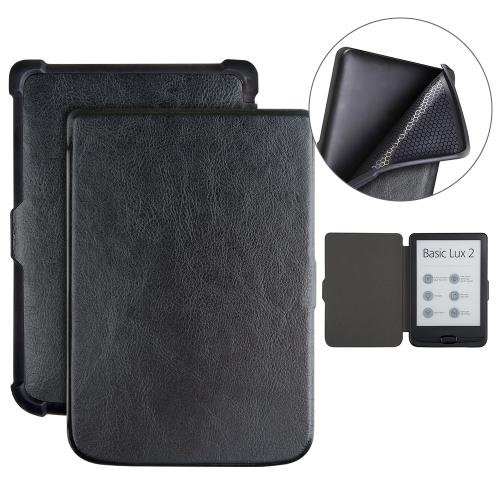 For Pocketbook B606 628 633 632 627 616 Crazy Horse Texture TPU Leather Smart Tablet Case(Black)
For Pocketbook B606 628 633 632 627 616 Crazy Horse Texture TPU Leather Smart Tablet Case(Black)