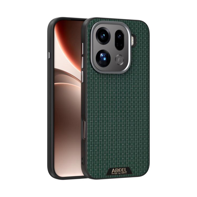 For OPPO Find X9 Pro ABEEL Ruyi Pattern 6D Micro Relief MagSafe Leather Phone Case(Green)
For OPPO Find X9 Pro ABEEL Ruyi Pattern 6D Micro Relief MagSafe Leather Phone Case(Green)