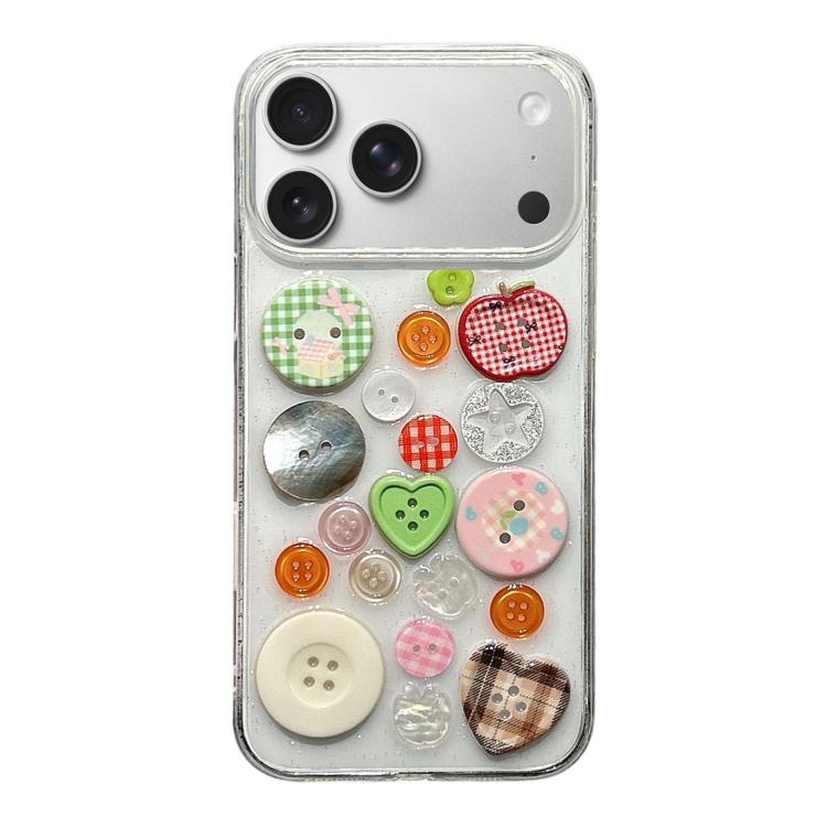 For iPhone 17 Pro Max Epoxy Acrylic Hybrid TPU Phone Case(Colored Buttons)
For iPhone 17 Pro Max Epoxy Acrylic Hybrid TPU Phone Case(Colored Buttons)