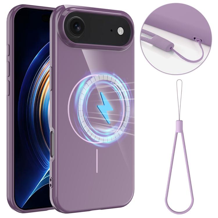 For iPhone 17 Air Glossy TPU Shockproof MagSafe Phone Case with Lanyard(Purple)
For iPhone 17 Air Glossy TPU Shockproof MagSafe Phone Case with Lanyard(Purple)