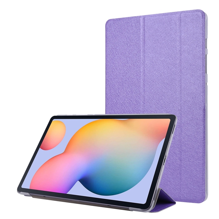 For Samsung Galaxy Tab S8 / Galaxy Tab S7 / T870 Silk Texture Three-fold Horizontal Flip Leather Case with Holder & Pen Slot(Purple)
For Samsung Galaxy Tab S8 / Galaxy Tab S7 / T870 Silk Texture Three-fold Horizontal Flip Leather Case with Holder & Pen Slot(Purple)