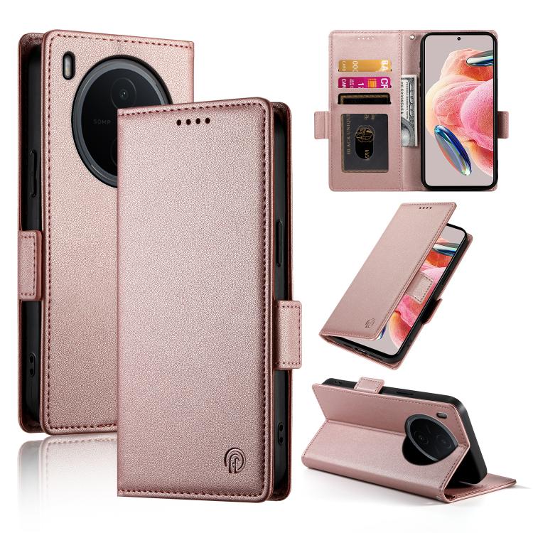 For vivo Y600 Pro 5G Side Buckle Magnetic Frosted Leather Phone Case(Rose Gold)
For vivo Y600 Pro 5G Side Buckle Magnetic Frosted Leather Phone Case(Rose Gold)