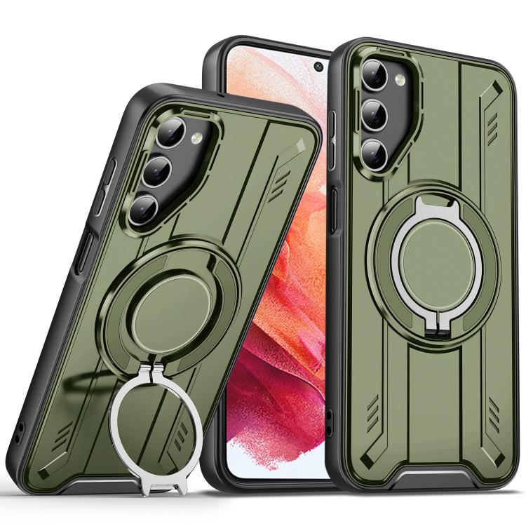 For Samsung Galaxy S21 5G Rotating Ring Holder Magnetic MagSafe Phone Case(Green)
For Samsung Galaxy S21 5G Rotating Ring Holder Magnetic MagSafe Phone Case(Green)