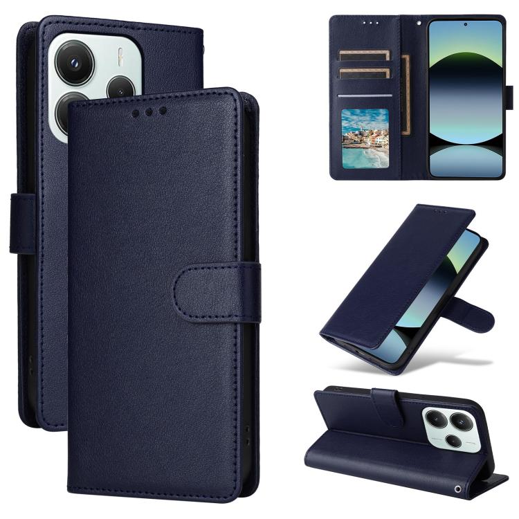 For Redmi Note 14 5G / Poco M7 Pro 5G 3-Card Slots Multifunctional Leather Phone Case(Navy Blue)
For Redmi Note 14 5G / Poco M7 Pro 5G 3-Card Slots Multifunctional Leather Phone Case(Navy Blue)