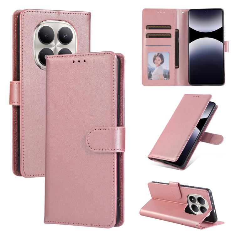 For Redmi Note 15 Pro 5G Global 163.6mm 3-Card Slots Multifunctional Leather Phone Case(Rose Gold)
For Redmi Note 15 Pro 5G Global 163.6mm 3-Card Slots Multifunctional Leather Phone Case(Rose Gold)