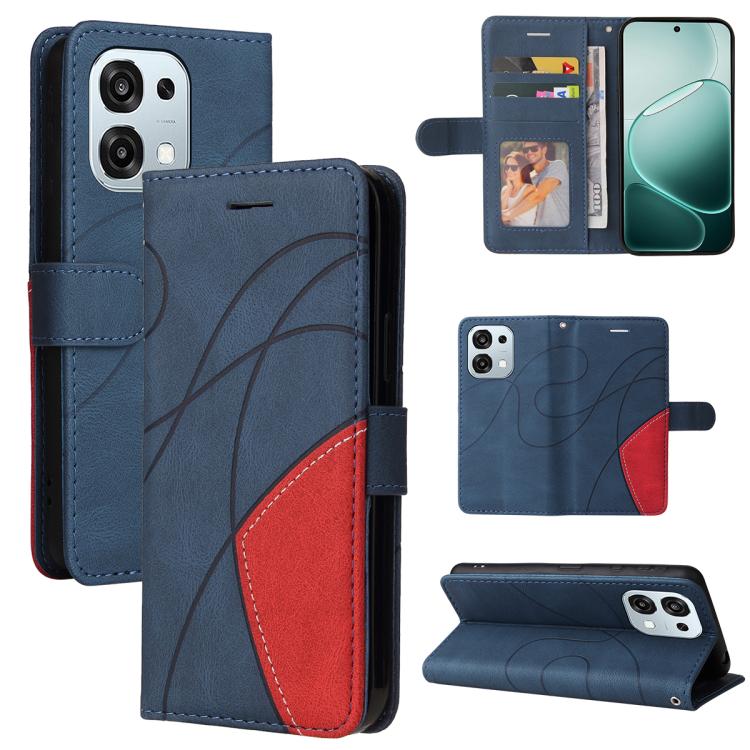 For OPPO A6 Pro 4G / 5G Global Dual-color Splicing Flip Leather Phone Case(Blue)
For OPPO A6 Pro 4G / 5G Global Dual-color Splicing Flip Leather Phone Case(Blue)