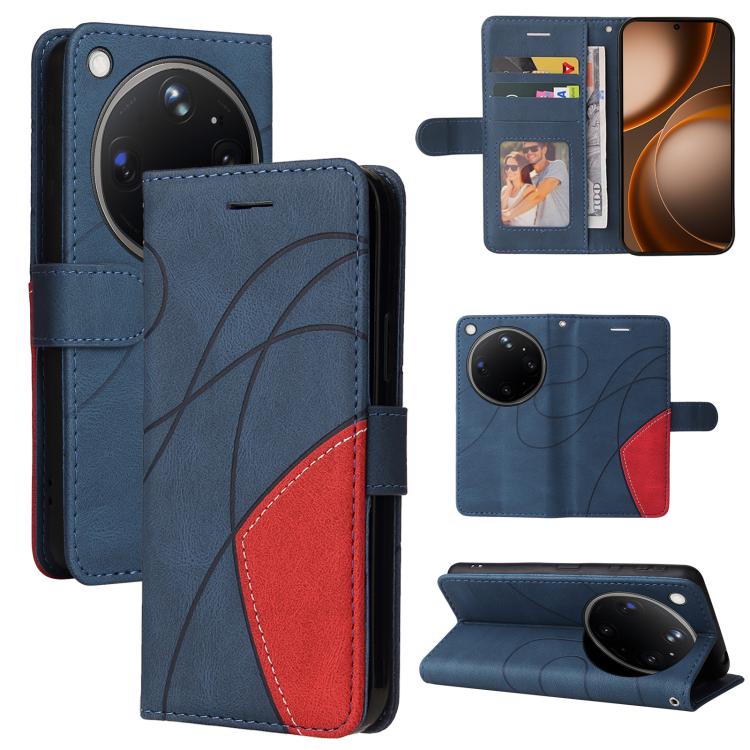For OPPO Find X9 Ultra 5G Dual-color Splicing Flip Leather Phone Case(Blue)
For OPPO Find X9 Ultra 5G Dual-color Splicing Flip Leather Phone Case(Blue)