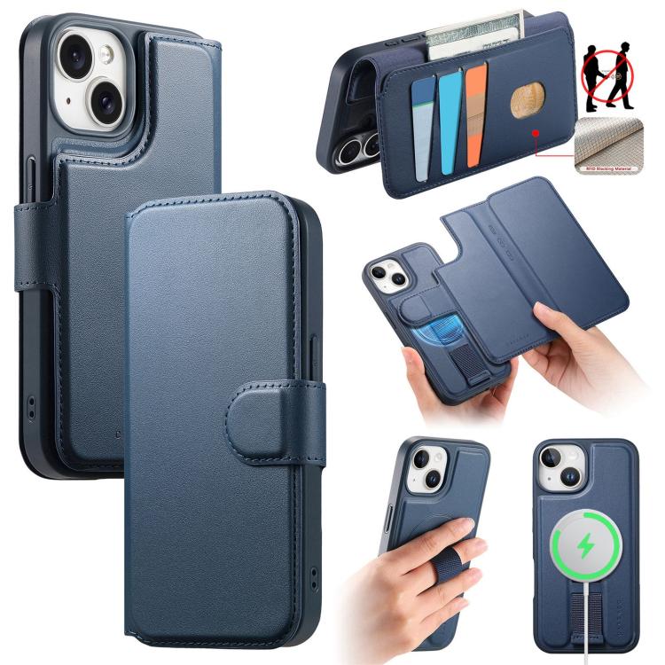 For iPhone 15 Plus / 14 Plus CaseNeo Finger Grip Strap MagSafe Leather Phone Case(Blue)
For iPhone 15 Plus / 14 Plus CaseNeo Finger Grip Strap MagSafe Leather Phone Case(Blue)