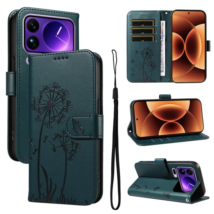 For Xiaomi 17 Pro Max Dandelion Embossed Pattern Flip Leather Phone Case(Blue)
For Xiaomi 17 Pro Max Dandelion Embossed Pattern Flip Leather Phone Case(Blue)