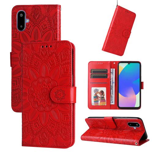 For Samsung Galaxy F06 5G / M06 5G Embossed Sunflower Leather Phone Case(Red)
For Samsung Galaxy F06 5G / M06 5G Embossed Sunflower Leather Phone Case(Red)