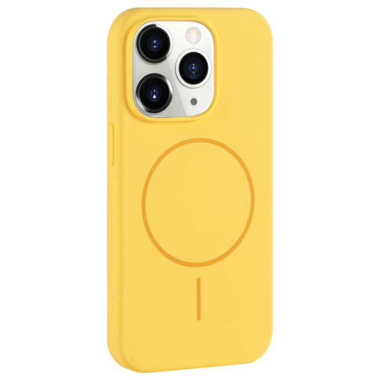 For iPhone 11 Pro Large Hole Camera MagSafe Liquid Silicone Full Coverage Phone Case(Creamy)
For iPhone 11 Pro Large Hole Camera MagSafe Liquid Silicone Full Coverage Phone Case(Creamy)
