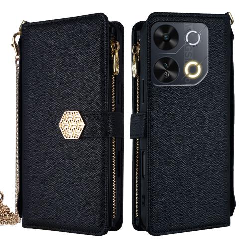 For itel P65 Crossbody Handle Cross Texture Leather Phone Case(Black)
For itel P65 Crossbody Handle Cross Texture Leather Phone Case(Black)