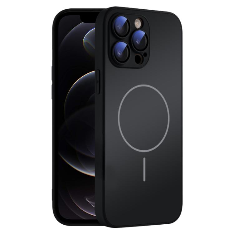 For iPhone 12 Pro Thin Circle MagSafe Skin-feel AG Glass Phone Case(Black)
For iPhone 12 Pro Thin Circle MagSafe Skin-feel AG Glass Phone Case(Black)